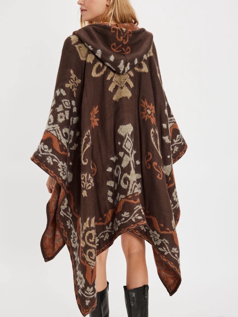 Free People Rown Printed Hooded Duster - Picture 6 of 7